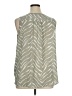 Apt. 9 100% Polyester Green Sleeveless Blouse Size XL - photo 2
