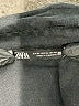 Zara Solid Black 3/4 Sleeve Button-Down Shirt Size XL - photo 7
