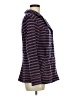 Merona Stripes Purple Jacket Size M - photo 4