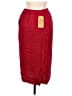 Argenti 100% Silk Red Silk Skirt Size 8 - photo 2