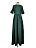 Unbranded Solid Green Casual Dress Size S - photo 1