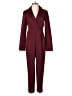Express Solid Burgundy Jumpsuit Size 00 - photo 1
