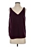 Ann Taylor LOFT 100% Polyester Burgundy Tank Top Size S - photo 1