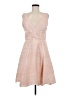 MARCHESA notte 100% Polyester Pink Cocktail Dress Size 8 - photo 1