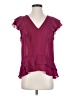 Parker 100% Polyester Burgundy Sleeveless Blouse Size S - photo 1