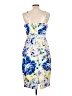 Paper Dolls Print Blue Cocktail Dress Size 10 - photo 2