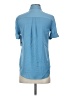 Equipment 100% Polyester Blue Short Sleeve Blouse Size XXS - photo 2