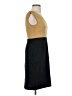 Tibi 100% Silk Color Block Yellow Cocktail Dress Size 4 - photo 4