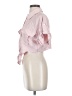 Blue Rain Pink Short Sleeve Blouse Size S - photo 5