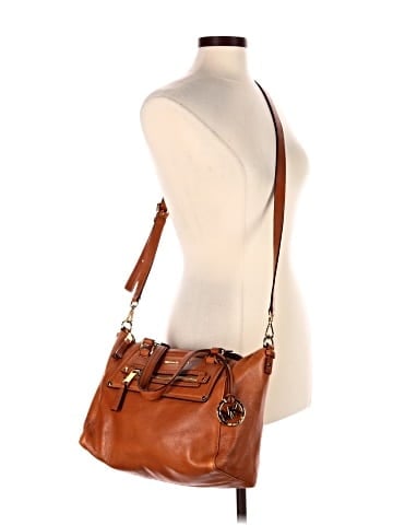 MICHAEL Michael Kors Leather Satchel (view 2)