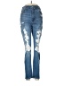 Aeropostale Hearts Blue Jeans Size 8R - photo 1