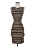 Gracia 100% Polyester Graphic Gray Cocktail Dress Size S - photo 1