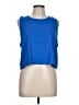Mono b Blue Sleeveless Top Size L - photo 1