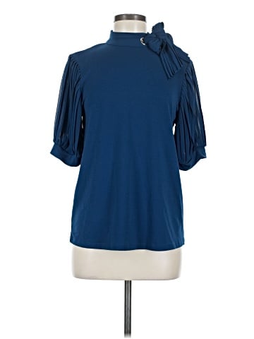 Cable & Gauge Short Sleeve Blouse (view 1)