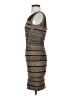 Gracia 100% Polyester Graphic Gray Cocktail Dress Size S - photo 5