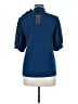Cable & Gauge Blue Short Sleeve Blouse Size M - photo 2