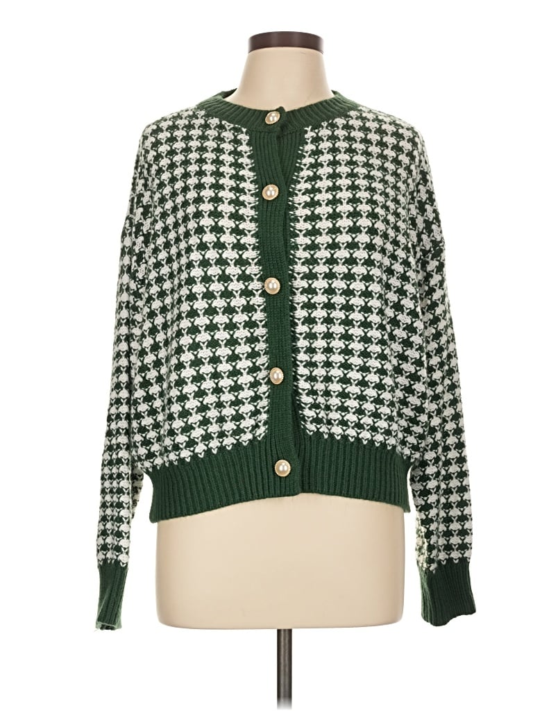 Pre-owned Dokotoo Cardigan Sweater In Green