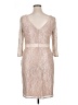 Eliza J Tan Ivory Cocktail Dress Size 14 - photo 2