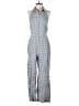 Reformation Checkered-gingham Gray Jumpsuit Size 6 - photo 1