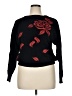 Carriage Court Floral Black Pullover Sweater Size XL (estimated) - photo 1
