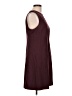 Theory 100% Polyester Solid Burgundy Casual Dress Size 12 - photo 4