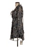 City Studio 100% Polyester Paisley Gray Cocktail Dress Size S - photo 5