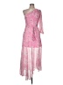 Taylor 100% Polyester Paisley Pink Cocktail Dress Size 6 - photo 1