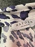 Hayden 100% Rayon Animal Print Blue Short Sleeve Blouse Size L - photo 4