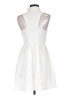 Monteau Solid White Casual Dress Size S - photo 2