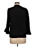 CeCe Black 3/4 Sleeve Blouse Size M - photo 2