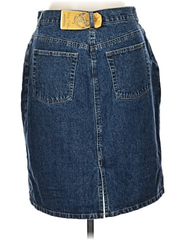 New York & Company Denim Skirt (view 2)