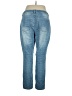 Roz & Ali Polka Dots Blue Jeans Size 14 - photo 2