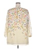 Fig & Flower 100% Polyester Ivory 3/4 Sleeve Blouse Size 2X - photo 2