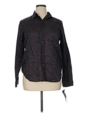 Lauren by Ralph Lauren Long Sleeve Button-Down Shirt (view 1)