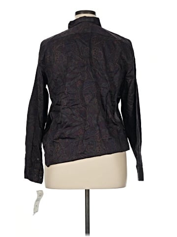 Lauren by Ralph Lauren Long Sleeve Button-Down Shirt (view 2)