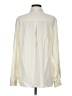 L.L.Bean 100% Tencel Color Block Ivory Long Sleeve Button-Down Shirt Size M - photo 2