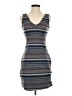 Tart 100% Polyester Stripes Gray Blue Casual Dress Size XS - photo 1