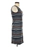 Tart 100% Polyester Stripes Gray Blue Casual Dress Size XS - photo 4