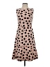 Ann Taylor Polka Dots Brown Cocktail Dress Size 2 - photo 1