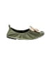 Tory Burch 100% Leather Green Flats Size 5 - photo 1