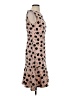 Ann Taylor Polka Dots Brown Cocktail Dress Size 2 - photo 4