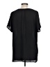 Old Navy 100% Polyester Black Short Sleeve Blouse Size L (tall) - photo 2