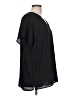 Old Navy 100% Polyester Black Short Sleeve Blouse Size L (tall) - photo 4