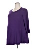 Mountain Mama Purple 3/4 Sleeve Top Size XXL - photo 1