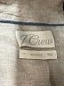 J.Crew 100% Linen Solid Gray Short Sleeve Button-Down Shirt Size M (estimated, tall) - photo 7
