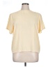 DressBarn 100% Polyester Yellow Short Sleeve Blouse Size XL - photo 1