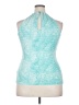 MICHAEL Michael Kors Teal Sleeveless Blouse Size XXL (estimated) - photo 2