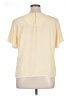 DressBarn 100% Polyester Yellow Short Sleeve Blouse Size XL - photo 2