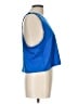 Mono b Blue Sleeveless Top Size L - photo 4