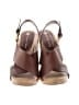 Trina Turk 100% Leather Brown Wedges Size 6 1/2 - photo 2